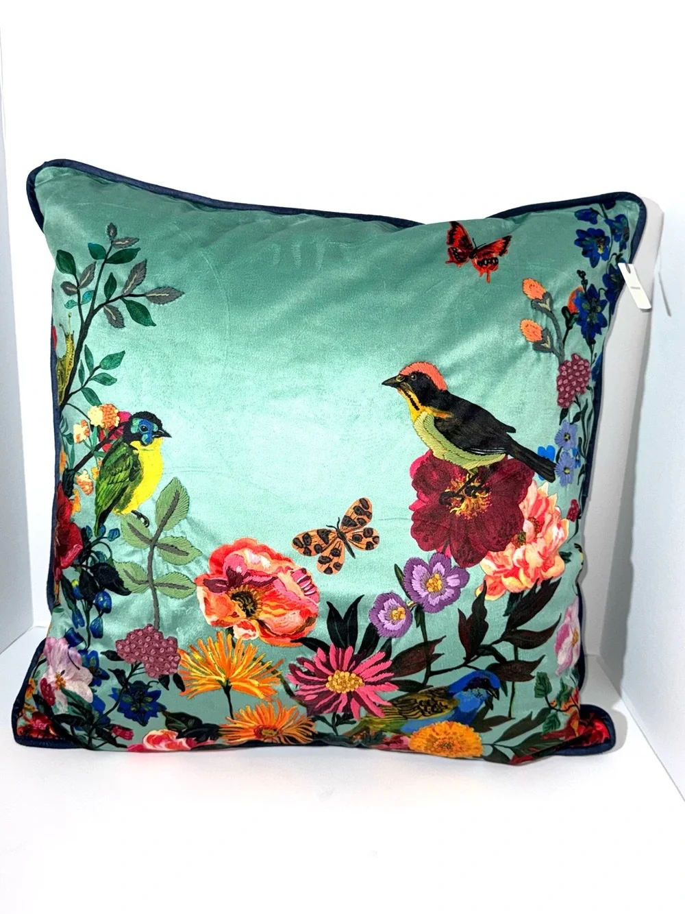 Anthropologie x Nathalie Lete Embroidered Velvet Pillow